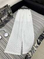 爆款现货 原单品质 Valen*｜25新款抽绳蕾丝休闲裤 颜色百搭高级 定制拼接腰头尽显高级随意感 视觉盛宴 四季必入的百搭单品 订制面料，质感巨好，慵懒范儿十