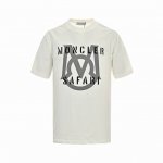 moncler 蒙口 24Ss 植绒字母Logo印花短袖 采用32S双纱平纹 配32S双纱1 1螺纹 260克重 螺纹同染无色差 采用进口丝光线定染刺绣纱线 印