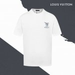 120 款号Sl18 Lv路易威登发泡Logo字母签名印花圆领短袖 发泡刺绣 全套包装 三标齐全 原版配套辅料1:1 主唛工艺 非常的高端 已经过高温预缩处理