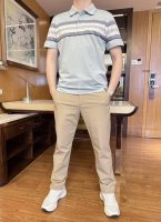 杰尼亚-2025专柜最新爆款polo出货 欧美专柜热销单品 精选意大利进口精棉面料搭配最新的设计 胸前的细条纹拼色设计彰显雅致 上身效果不用多说 尺码:48-5