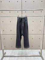 Vivienne* 洗旧刺绣长裤 棉 Sml