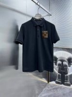 罗意威 夏季新款T恤翻领短袖polo衫，专柜定制面料 透气舒适度高，细节无可挑剔，品牌元素设计理念，体现高品质。手感细腻柔软！呈现休闲裁剪，上身版型超赞！ 三标