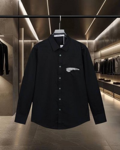 Givenchy 纪梵希 Gvc 爆款来袭 塔罗牌系列守护星运天使翅膀刺绣长袖衬衫 2025Ss官网新款长袖 衬衫 衬衣， 高端版本，专柜定制面料 透气舒适度高