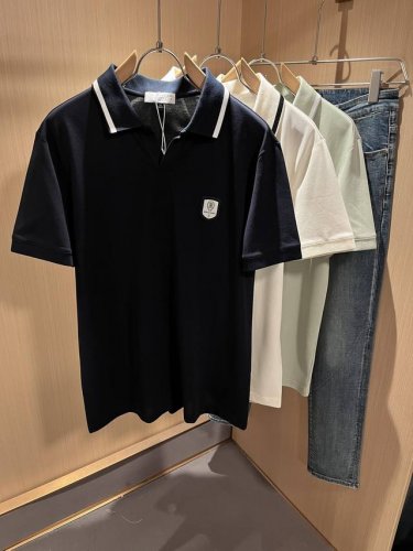 bc-Brunello Cucineli 2025春夏新款男士短袖Polo衫，众多明星都爱穿的时尚百搭单品！胸前Logo超级好看,喜欢经典简约的朋友,一定不能错