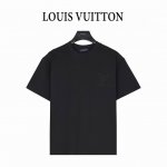 Louisvuitton 路易威登 25Ss 珍珠Logo字母烫钻短袖T恤 面料采用客供定织260G平纹布弹料，洗水后达280G 原版定制 简约而不失细节的一款