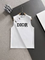 dior迪奥* 市场独家品质 爆款 2025夏款背心上新 原高版本 迪奥 面料采用340克高密度定制棉 不变形 不缩水 立体垂感爆表 工艺介绍：前幅采用重工牛仔