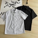 主图 正品打版Arc'teryx 始祖鸟 夏季Skyline Ss Shirt 透气立领衬衫两色短袖衬衣 25版面料再升级 压胶工艺进一步改善 Skyline