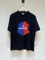 新品 Mon家男士高端时装款圆领短袖T恤，贸易公司渠道货，纯正血统品质，25年春夏新品，官方同步， 客供埃及进口顶级面料，甄选尼罗河区域光照极好的上等棉花原料，
