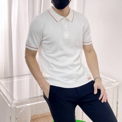 杰尼亚 2025 新品短袖polo 帅气时尚 顶级定位顶织字母Logo 简约百搭款 面料针织 不仅挺括 保持潮流的廓形 又穿着舒适 纱织更细腻 码数M-3Xl