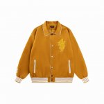 款号S13 Amiri 24秋冬首发款 采用棉质条绒面料打造俗灯芯绒自然色泽柔润细腻，简洁而富有质感，撞色设计，具备复古气息 采用万针刺绣重工工艺五金配件齐全