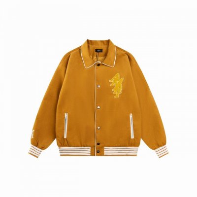 款号S13 Amiri 24秋冬首发款 采用棉质条绒面料打造俗灯芯绒自然色泽柔润细腻，简洁而富有质感，撞色设计，具备复古气息 采用万针刺绣重工工艺五金配件齐全