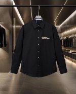 Givenchy 纪梵希 Gvc 爆款来袭 塔罗牌系列星月交辉，塔罗万象系列直喷Logo长袖衬衫 2025Ss官网新款长袖 衬衫 衬衣，精美直喷工艺 高端版本，