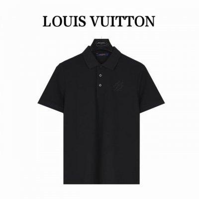 Louisvuitton 路易威登 刺绣签名短袖polo衫 原版品质，欢迎对比。纯棉珠地棉面料经典款polo衫，经典爆款系列，图案装饰让商务休闲风增添了俏皮的色