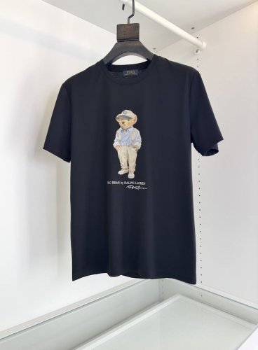 Xinp 拉夫劳伦 Ralph Lauren polo Bear针织棉T恤 复古小熊的设计，采用彩拔印花结合高密刺绣的工艺来呈现主题，时尚而有童趣 合体的剪裁