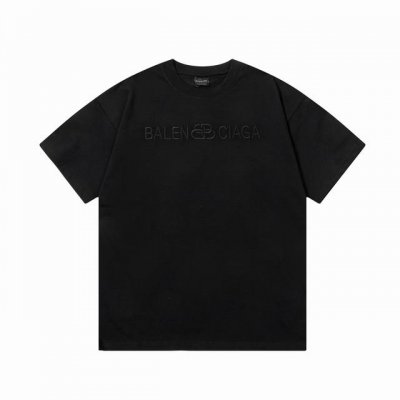 隔天到 Balenciaga 巴黎世家 互扣%字母刺绣 Logo标识印花 精致升级。短袖T恤 原版面料 官方同款 定制260克同缸染面料 手感非常舒服 春夏最新