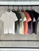lp，2025春夏新品，专柜同步有售，简约时尚休闲Polo短袖，原版进口面料，舒适透气，顶级刺绣工艺字母图案装饰Logo，档次极高，独特设计，上身时尚帅气！码数
