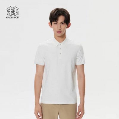 品质短袖-Kolon Sport 可隆男子Naturetop热压防晒Upf70+运动吸湿速干Polo衫短袖！！ 防晒Upf70+ 产品特点：Naturetop科