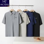 始祖鸟25夏款上新 polo冰丝速干 黑色 灰色 宝蓝 米杏 尺码M到5Xl 专柜迪家商务落肩款Ns78的锦纶和22的氨纶混合亲肤透气面料 面料纤维遍布微孔 快