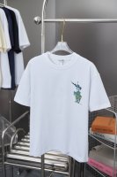 高版本 巴宝莉 Bbr 25Ss早春新款 微标马术骑士印花短袖 轻奢主义 男女日常通勤穿搭必备单品 正确版本 欢迎对比 详细特征 280克 % 纯棉双纱汗布面料