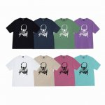 上新款号：S166 Stussy斯图西 Stussy 大骷髅图案印花舒适圆领短袖T恤 男女同款 原版打造 细节高控 -面料精选220G纯棉面料 手感柔软舒适 吸