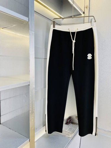 官网原单货 可穿200斤巴黎世家Balenciaga 简约时尚 早春款卫裤松紧裤休闲裤束直筒裤阔腿裤长裤身穿着非常舒适 低调不失奢华 穿出去非常有档次,裤型款式