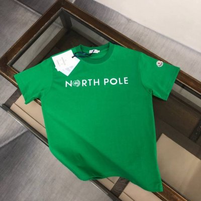 纯棉水洗不变形 Moncler 蒙口 最新情侣款纯棉T恤！客供定制棉质面料，面料柔软舒适，全新设计灵感，极具时尚代表性！顶级立体硅胶印花工艺，独特设计～手感舒适