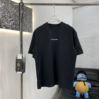 高品质Acne 25Ss新款短袖T恤 跑量价 今年面料全新升级 采用高克重布料 洗完水260克 不缩水不变形 上身阔挺效果极佳 且舒适柔软质感十足 廊型版型穿着