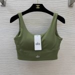 款号D25040745 Aloyoga新款 字母Logo刺绣徽标U字背时尚百搭美背吊带Pp！玫红色、绿色、灰色、黑色、 M码：胸围76～86，衣长35
