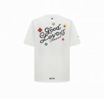 g011 110 Goodbrand 2025Ss Goodloves立体刺绣标语轻奢时尚高级感短袖T恤 采用原版一致32支 360G食毛重磅双纱纯棉面料，不起
