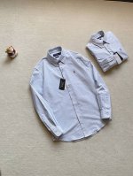 160 掌柜力荐，情侣款！ ralph Lauren/Polo 拉夫劳伦Rl拉夫经典细条纹衬衫 面料舒服日常通勤 第一眼就是觉得很温柔淡雅～ 近看远看都好看的条