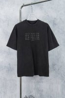 款号：M009#P90 maison Martin Margiela 梅森马吉拉25Ss 激光刺绣对位印花短袖T恤 yb一比一开发 100%棉 采用订色订染毛圈