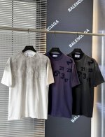 高端原版规格版本 梅森 马吉拉数字牙刷绣花喷马溜洗水做旧300克短袖 : 颜色：黑色 白色 紫色 原版开发手感柔顺不变形不缩水 独家定织定染高克重紧密精梳棉面料