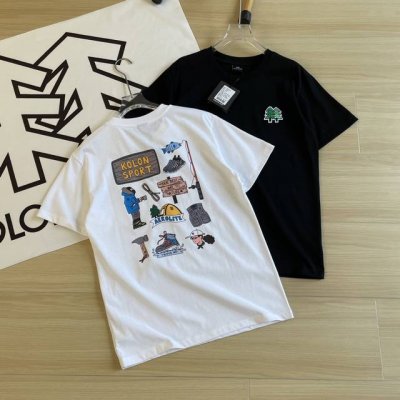 主图+细节 夏季短袖Kolon Sport 可隆户外中性Jeon Hwangil插画师联名款速干宽松款T恤 漫画户外图 当户外遇上艺术，这款T恤让你成为自然焦点