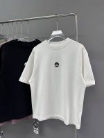 款号 111-高端品质 25夏季最新款Al小标厚板硅胶纯棉短袖 颜色 黑 白 尺码 S-Xl