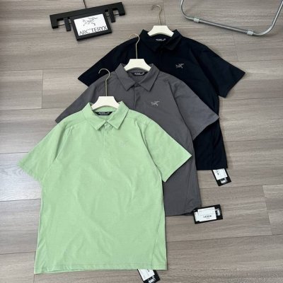 arc'teryx 始祖鸟 三色顶级Cormac Polo 科技轻量 超柔吸湿排汗 舒适户外短袖T恤 上衣 核心卖点：1. 轻量无感，征服每一刻 采用 %回收P