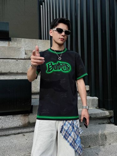 Burberry巴宝莉独家专供新款原单男士休闲短袖 高端定制 高版本 时尚百搭爆款进口面料 手感超柔软细腻 穿着亲肤舒适 高端精品 代工厂p精细做工 上身非常赞