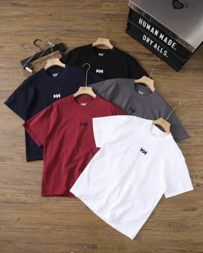100 Helly Hansen 海丽汉森Hh25Ss新款春秋260G圆领微落肩纯棉日常百搭男女同款短袖T恤 胸前经典立体硅胶Logo 短袖T恤，男女同款！短袖