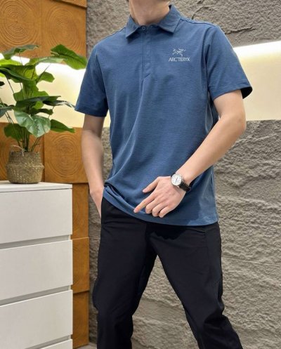 始祖鸟 五色Polo 夏款上新！面料亲肤柔 微微拉绒磨毛 手感软绵 ，吸湿排汗透气性也很好，不易气球 加固色 不褪色 ，也不易变形 夏天比较耐穿耐洗 款式是一个
