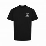 louis Vuitton 路易威登 25Ss 刺绣老花Logo短袖 采用32支双纱280克高克重纯棉面料裁剪而成 同缸定染 刺绣采用 进口刺绣机万针精密刺绣