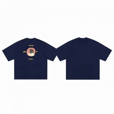 Cpfm Kanye 侃爷 Jesus Is King 三神耶稣发泡印花大版型情侣圆领休闲短袖-原单版本 Color：藏青色 Size：S M L Xl Num