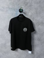 新品上架 ch 后背满印Tee 面料采用26织200克全棉材质 印花采用特殊进口浆料 定制配套辅料 尺码 S M L