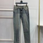 oc-462 Lv 路易威登凹凸立体压花高弹长裤 23Ss驴家最新超柔牛仔长裤 驴家顶级用料超柔高棉水洗牛仔面料每一件水洗费用高达常规工艺三倍之多 触感极致细腻