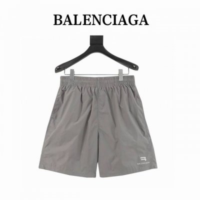 balenciaga 巴黎世家 字母印花短裤 面料采用定制梭织面料 订染颜色后整蚀毛处理 对照原版做丝滑超柔处理 布面肌理股线清晰明显 垂感一级棒 做工精致都到