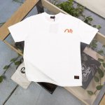 上新 款号：F657 2025新款Evisu福神家花图案大M海浪神龙不倒翁图案Logo字母印花休闲情侣短袖T恤，经典永远不会过时、人手必备款，230G纯棉精梳棉