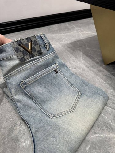 LV25S春夏男士直筒阔腿牛仔裤.....码数29-3837