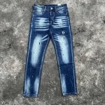款号1066 图片实拍顶级版本 顶级复刻版本 Dsq2 & Dsquared2 二次方 24Ss 印花牛仔裤- 上身完美 细节自观 身穿着非常舒适 低调不失奢华