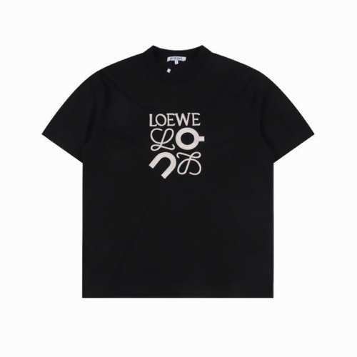 loewe 罗意威 经典款 On昂跑联名编织刺绣短袖 甄选长绒棉纱，260G精纺高支重磅定织定染面料， 裁前高温洗水定型，成品再洗柔，穿着感受亲肤棉柔，垂感自然