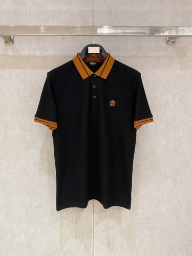 杰尼亚 2025春夏新款男士短袖Polo衫，品牌最新设计元素！既不单调也不复杂,恰到好处的展现品味！客供顶级定制珠地棉面料！舒适吸汗透气根本不在话下,面料独具的