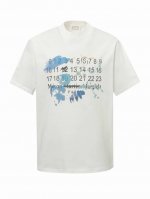 Mm6 马吉拉25Ss字母数字6印花T恤短袖 Logo标识精致升级，灵感源自八十年代复古原版面料官方同款短袖T恤 定制280克同缸染面料手感非常舒服春夏砖柜同步