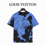 louis Vuitton 路易威登 腰果花老花扎染短袖T恤 采用定制26S双纱无尘棉面料，采用1×2双纱螺纹，克重260G， 对版定染卡其色，多维度测试对比色